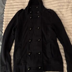 ⭐️ 2/ $15 ⭐️  Esprit Dark Blue Double-Breasted Military Jacket